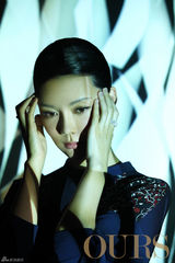 组图：车晓唯美写真光影交错迷人冷艳