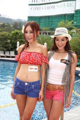 组图：何佩瑜不与黄婉曼比身材 陆永承认奉子成婚