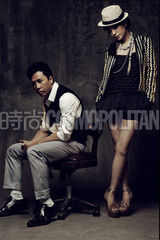 幻灯图集：甄子丹赵薇时尚写真 诠释儿女情长