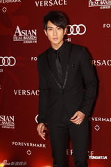 幻灯：亚洲电影大奖红毯 吴尊电眼迷人