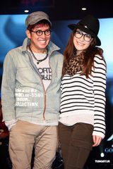 高清组图：萧亚轩谭永麟合唱彩排 用歌声征服歌迷