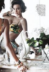 高清组图：辣妈米兰达-可儿登《时尚芭莎》封面