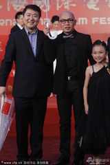 组图：《激战》张家辉现身上海电影节闭幕红毯