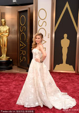 组图：花滑运动员利平斯基白裙梦幻似童话