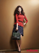 高清组图：韩星金莎朗秋冬写真端庄优雅不失性感