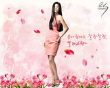 高清图集：全智贤洗发水广告壁纸 出众气质灵动演绎