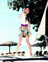 高清组图：韩星朴河善夏日写真尽显俏丽甜美