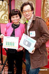 幻灯图：众星出席新城团拜会 容祖儿称让观众饱眼福