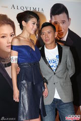 组图：《烂滚夫妻》首映 杜汶泽周秀娜造势