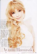 组图：滨崎步登日杂志封面 纯白礼服幸福洋溢