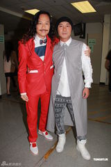 组图：张卫健梁汉文同场录节目 高海宁否认恋爱