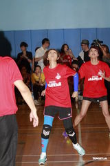 高清图：谢安琪运动安全第一 官恩娜自爆被打爆鼻梁