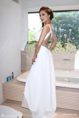 组图：陈思璇希腊女神造型优雅出席活动