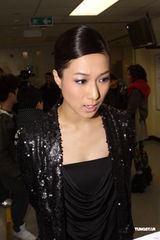 组图：《劲歌金曲》录影 阿Sa(蔡卓妍)梁汉文亮相