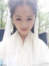 组图：《神雕》陈妍希替身曝靓照 清丽纯美