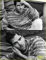 组图：《星际迷航》男星昆图登杂志 造型复古