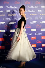 组图：群星亮相BAZAAR明星慈善夜红毯星光熠熠