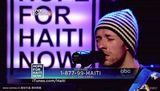 幻灯图：海地赈灾义演现场 Coldplay用歌声抚慰灾民