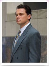 组图：莱昂纳多现身《华尔街之狼》片场