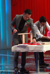 组图：李坤霖做客BTV 录影现场的花絮照曝光