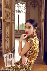 组图：林心如巴黎拍摄杂志大片 高贵雍容