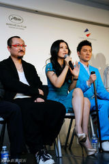 组图：《画皮2》戛纳发布会 陈庭嘉成费翔女上司