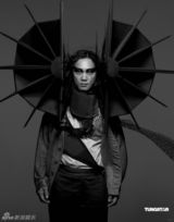 幻灯图：陈奕迅新专辑封面曝光 长发妖艳似张国荣