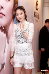 高清图：陈慧琳透视装出席晚宴 为老公打造父子装