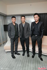 组图：吴彦祖张震合作成好友 刘烨化老妆难排汗