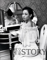 组图：白百何封面大片变身时髦俏管家