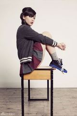 组图：IT Girl黛西-罗易秋季服饰写真秀英伦风