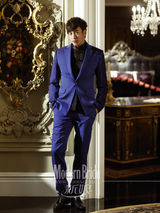 组图：何润东李依晓拍《新娘》封面大片