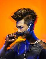 组图：陈楚生展金属摇滚范儿 裸上体秀肌肉