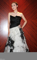 组图：于越黑天鹅装 高贵亮相上影节红毯