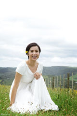 高清图：蒋雯丽新西兰写真 清新柔美尽显温情一面