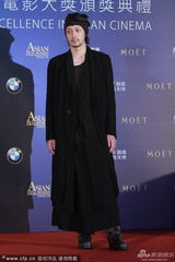 组图：日星小田切让装扮怪异 叉腰低调比V字