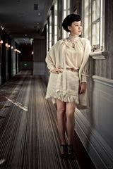 高清图：邬君梅窈窕身段演绎美丽旗袍秀