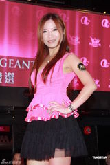 组图：冯雪冰张家莹亚洲小姐之夜热辣秀腿