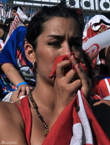 幻灯图:巴拉圭乳神里克尔梅汹涌回归 球队失利落泪