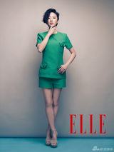 组图：桂纶镁《ELLE》大片 夏裤长裙双面娇娃