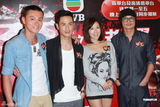 组图：《拳王》票房飘红 郑嘉颖胡定欣等现身庆功宴