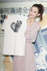 组图：范玮琪为筹建医院募款担任爱心公益大使