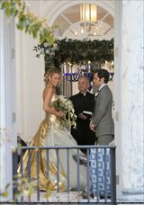 组图：《绯闻女孩》最终季片场 S与Dan浪漫婚礼