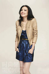 组图：舒淇时尚写真登杂志封面