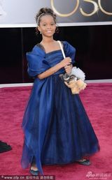 组图：年仅九岁的影后入围者瓦利斯亮相