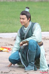 组图：《古剑奇谭》探班 阿娇(钟欣桐)乔振宇生死离别