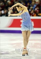 组图：金妍儿世界花样滑冰锦标赛短节目居首