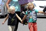 组图：潮妈格温-斯蒂芬妮携儿子出游