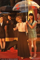 组图：《被偷走的那五年》导演黄真真亮相