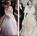 组图：《摩纳哥的格蕾丝》片场 基德曼白纱优雅